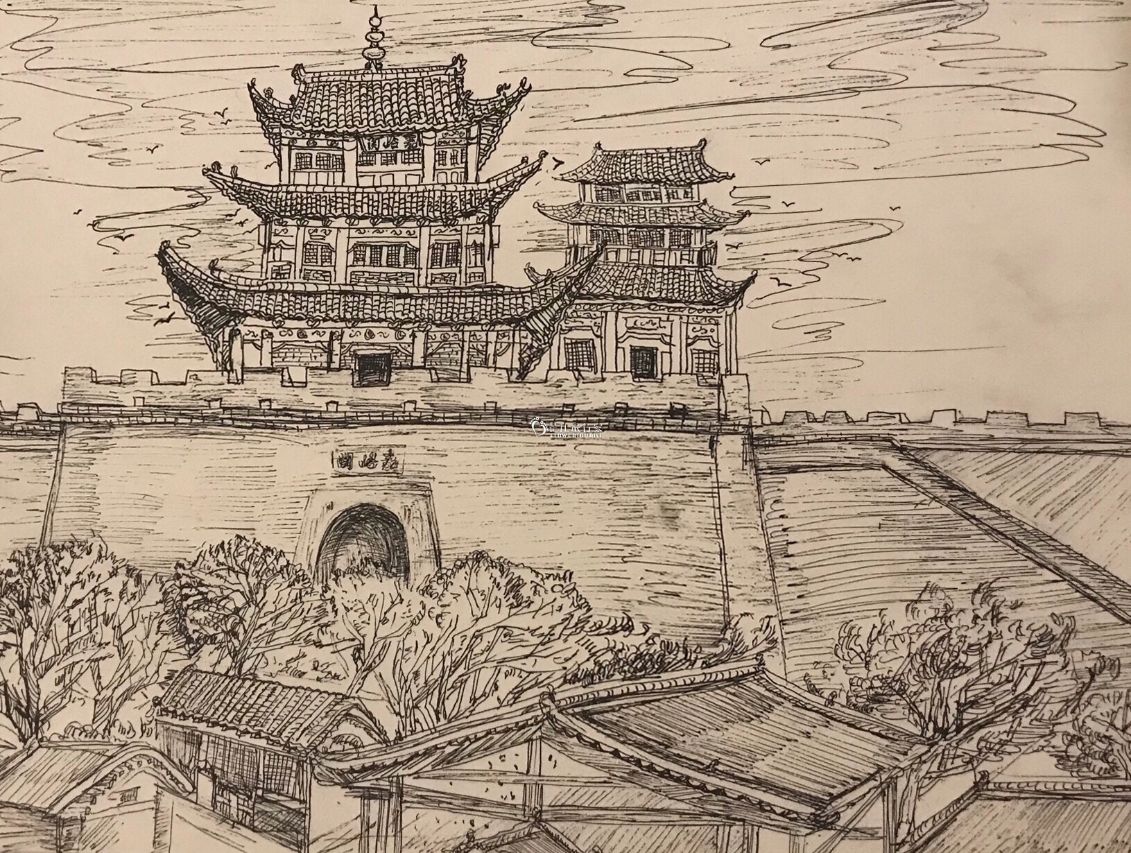 采风速写及摄影